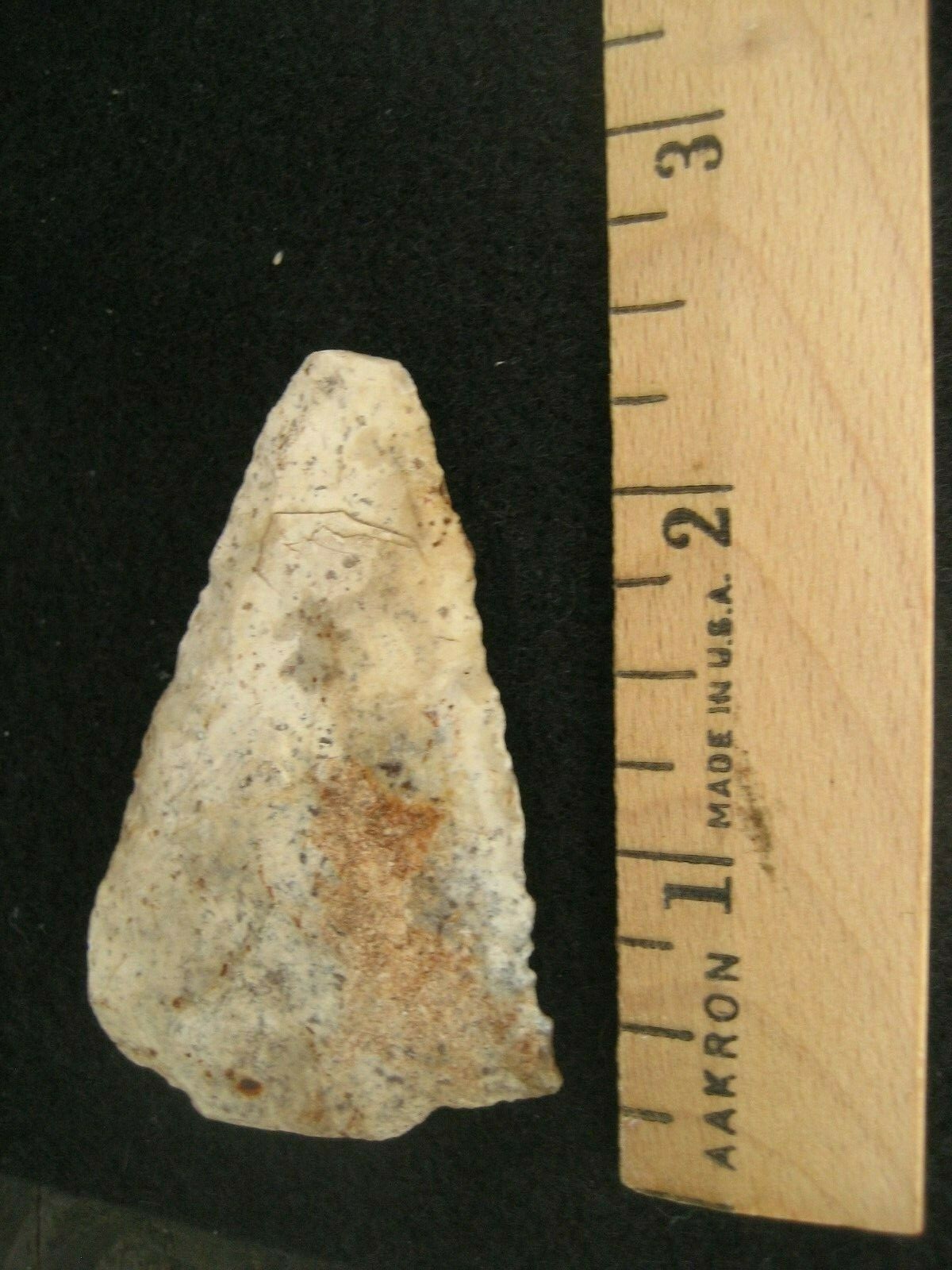 Native American Arrowhead (2 1/2") (Natural Orange Citrine) North Carolina W/COA