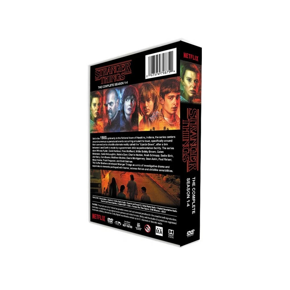 Stranger Things : Complete TV Series Season 1-4 (DVD 12-Disc Box Set) region 1US
