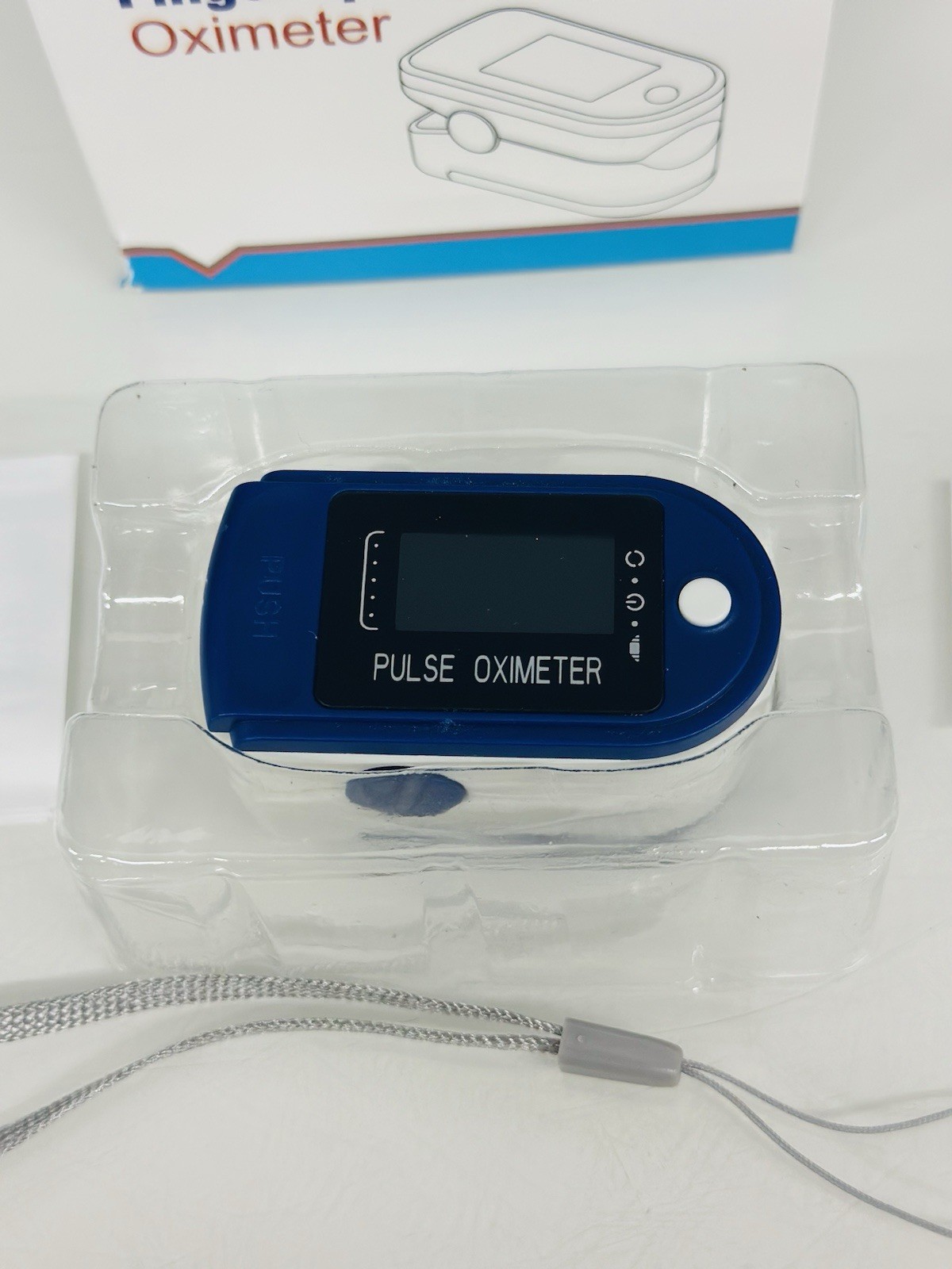 Oximeter Pulse Finger SpO2 Blood Oxygen Saturation Heart Rate Monitor