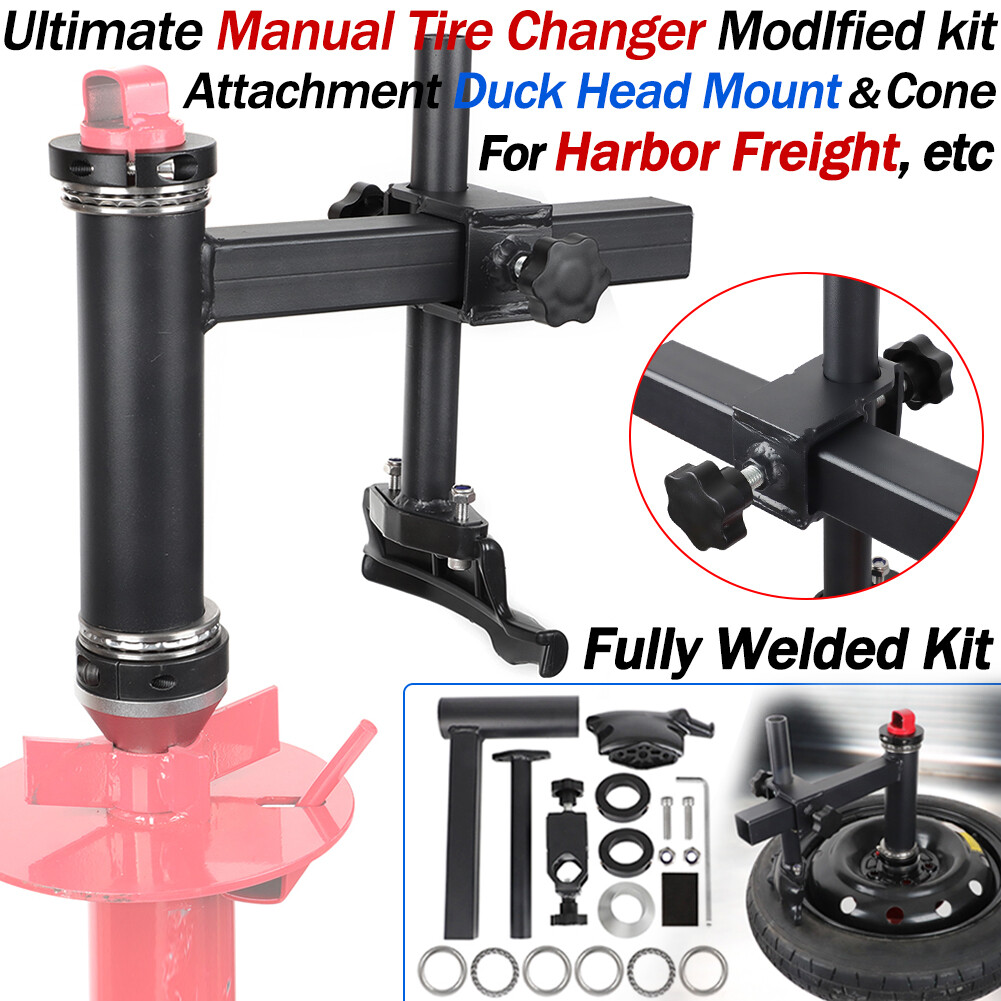 For Harbor Freight Upgrade Manual Tire Changer ModIfication DuckHead Welded Kit