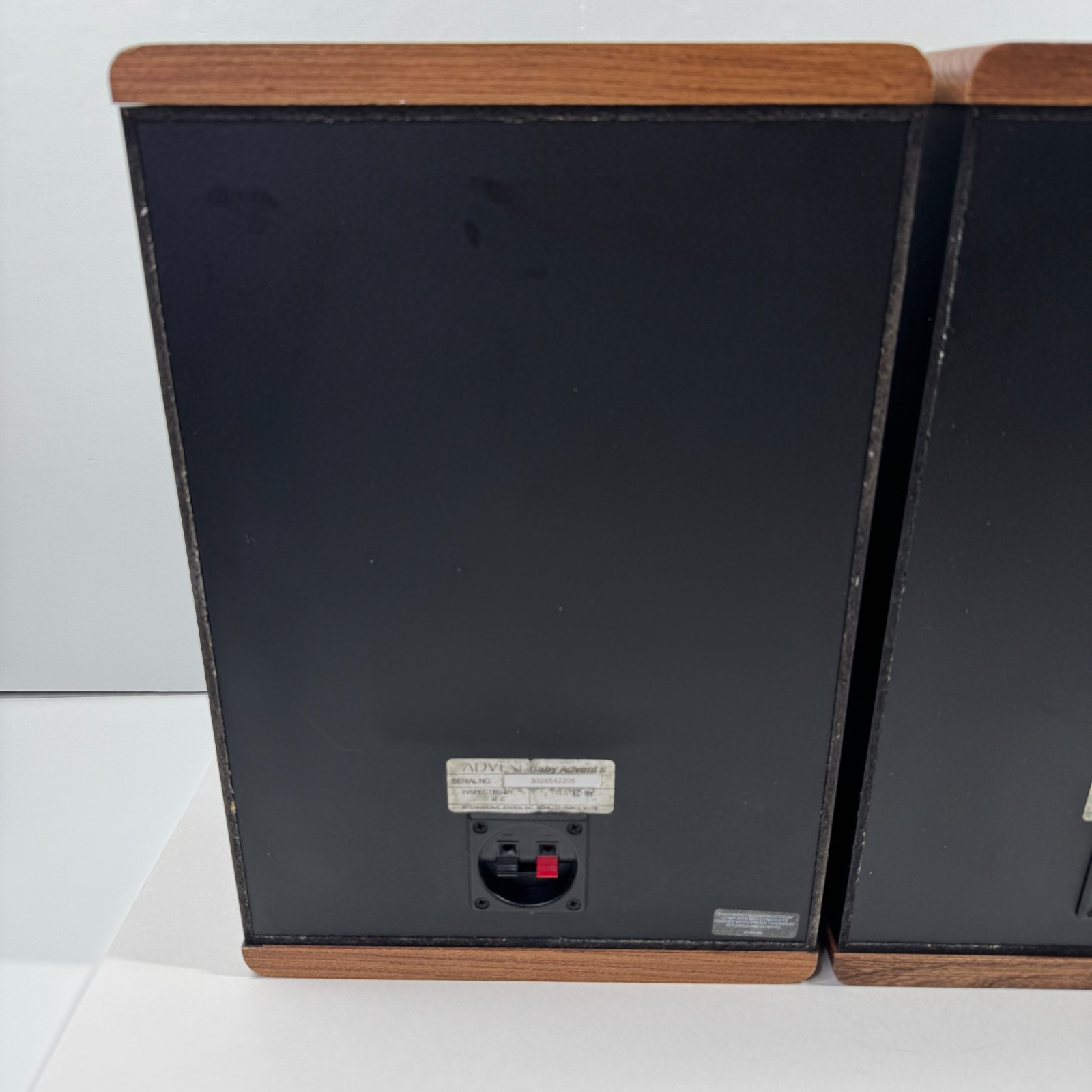 Baby Advent II Speakers - Refoamed - New Tweeters + Caps + Badges Sound Awesome!