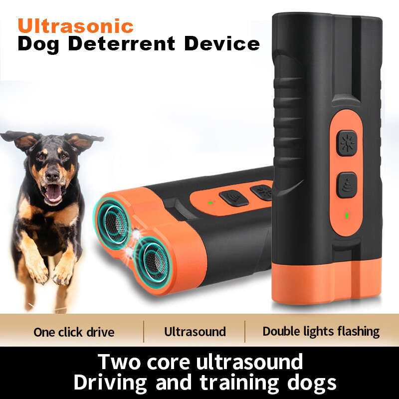 Dog Barking Deterrent Device Portable Ultrasonic Bark Control Repeller Silencer