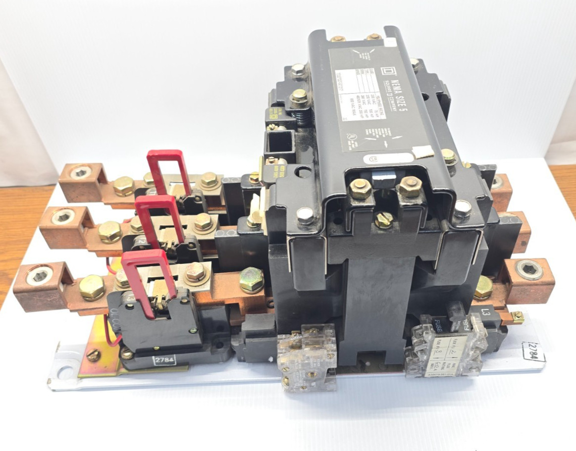 Square D Size 5 Motor Starter 200 HP 600 VAC 480V Coil 8536SG01