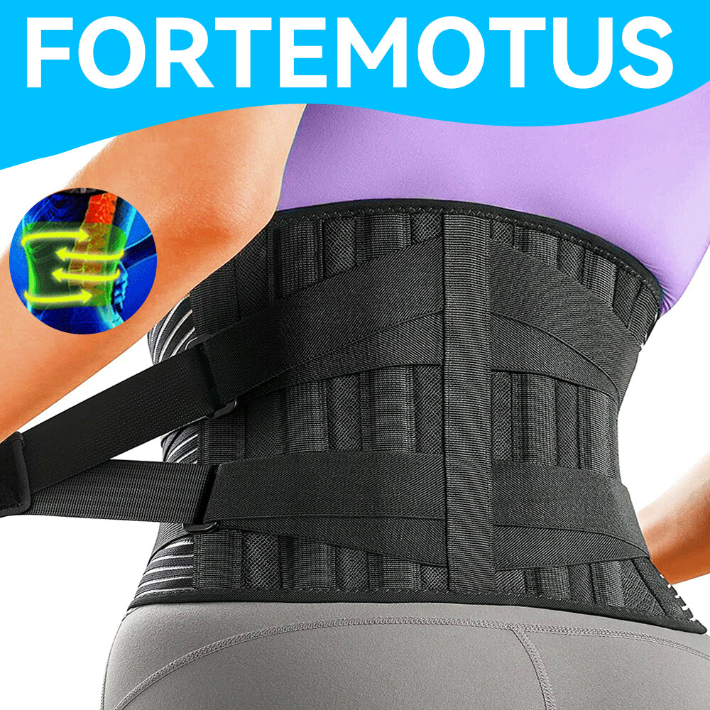 Lumbar Support Lower Waist Back Belt Brace Pain Relief Sciatica Herniated Disc