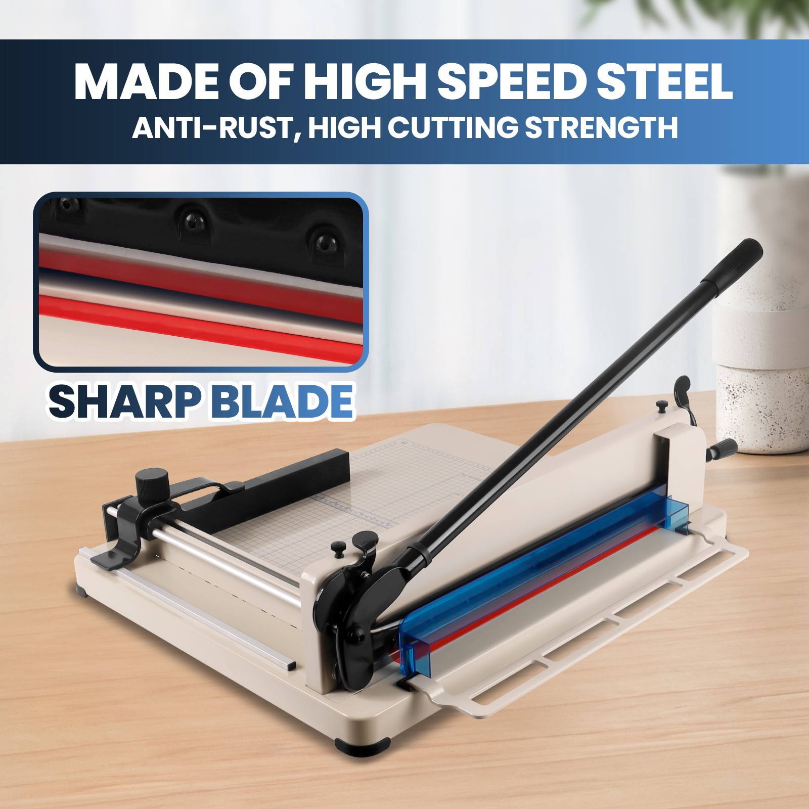 A3-17" Heavy Duty Guillotine Paper Cutter 400 Sheets Paper Trimmer Paper Slicer