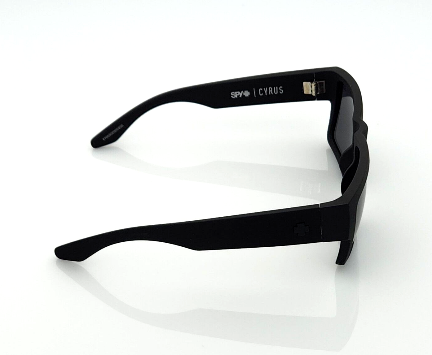 Polarized Spy Cyrus Sunglasses Soft Matte Black Frame Smoke Tint Polarized Lens