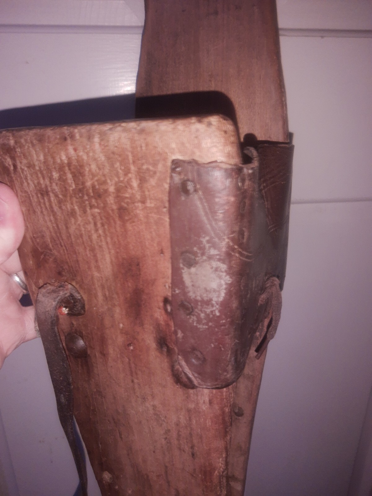 Antique Wooden Prosthetic Peg Leg Civil War Era 1860's Ky Find Kitsch Oddity Vtg