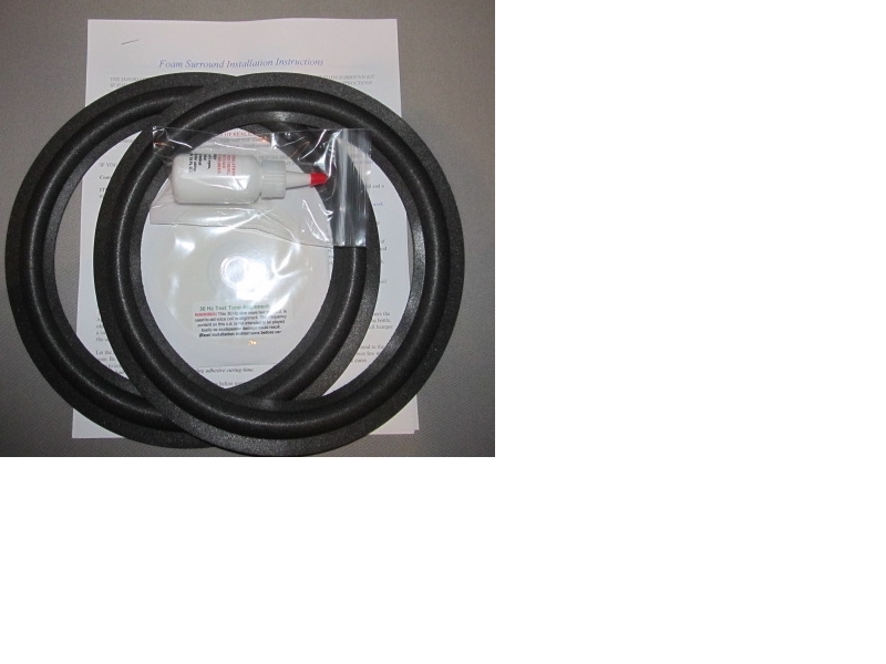 Acoustic Research AR 2AX, 5, 12, 14, 9LS  Foam Surround Speaker Repair Kit 10"