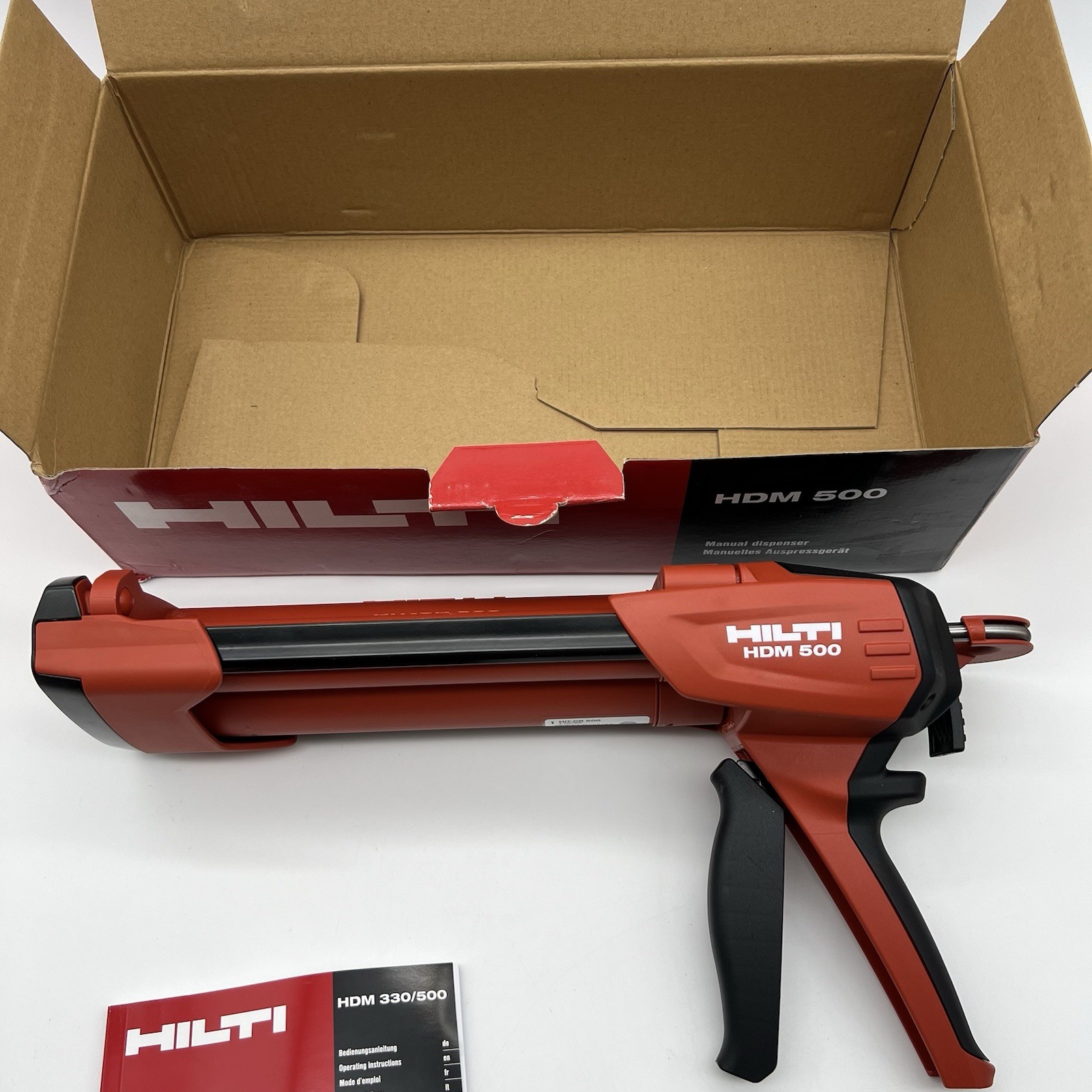 HILTI HDM 500 DISPENSER EPOXY #2101993 W/CARDRIGE HIT-CR 500“ NEW OPEN BOX”