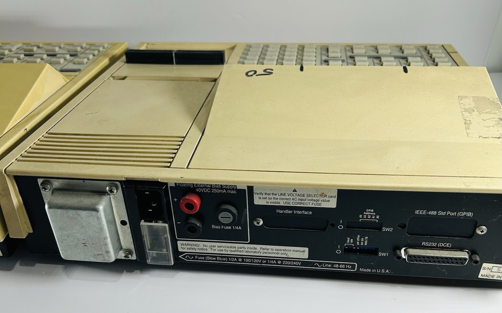 Lot Of 2 Stanford Research Systems SR715 LCR Meter Powers on untested Sold As Is