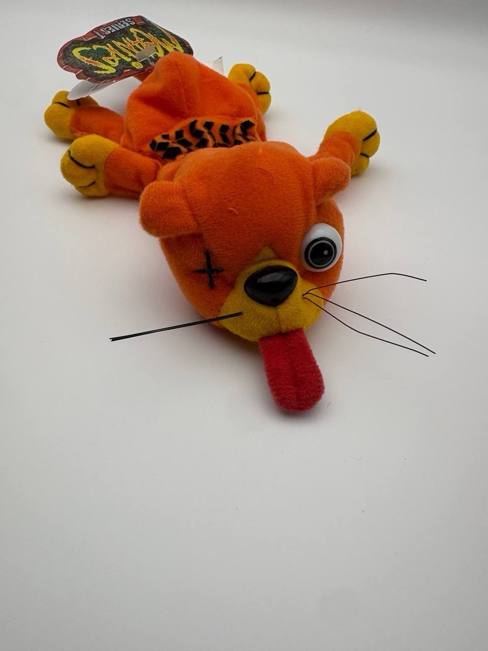 Meanies Series 1 “SPLAT” THE ROAD KILL KAT Cat Vintage Plush 1997 New with Tags