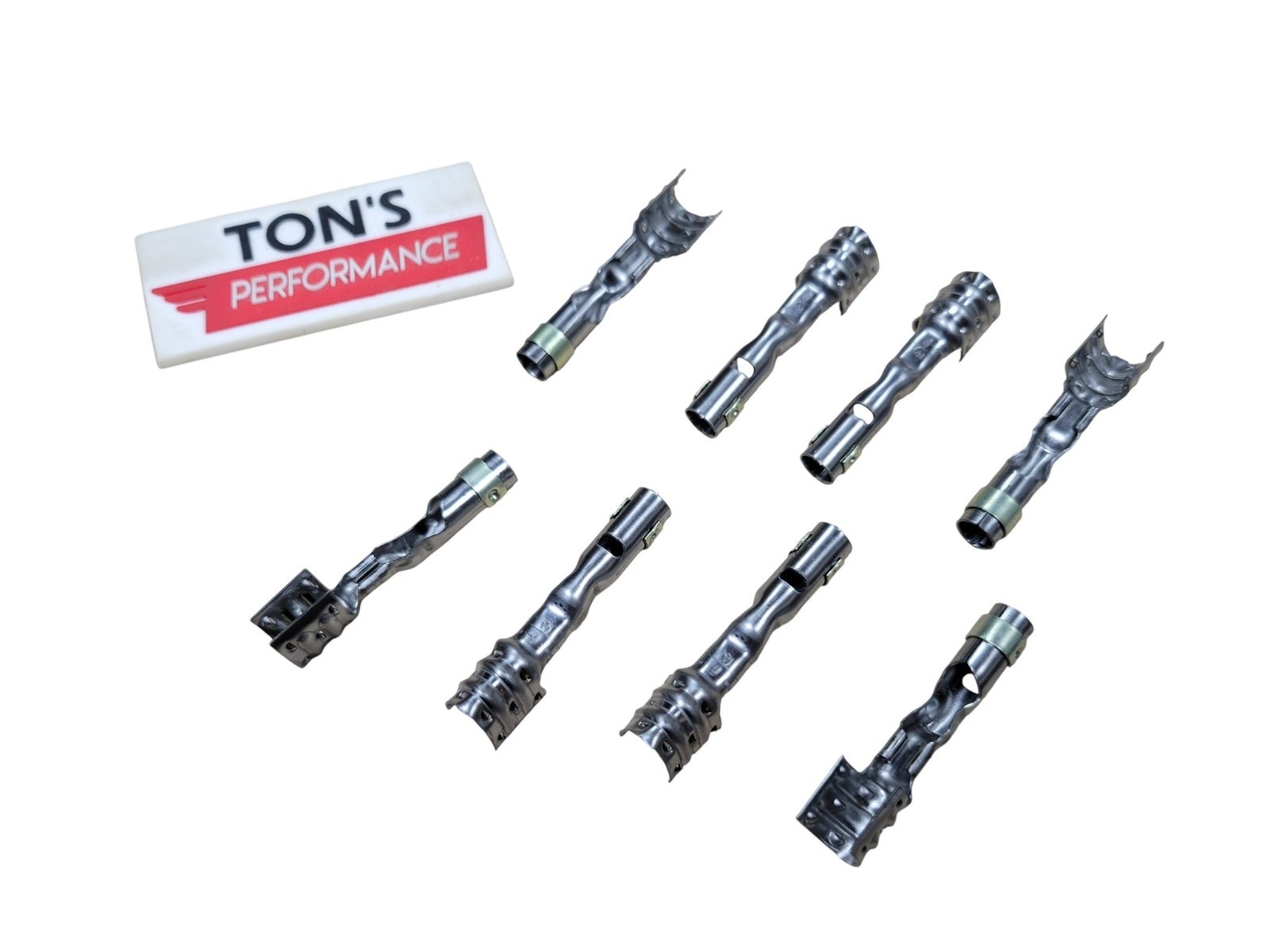 Spark Plug Wire Terminal Set Straight Double Crimp Terminals Only Pack of 8