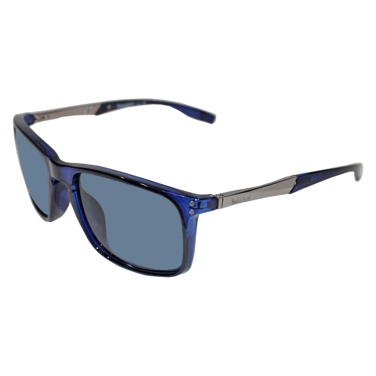 Timberland Golf 7286 Polarized Sport Sunglass, Gloss Blue Frame/Blue Flash Lens