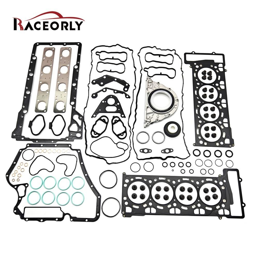 RACEORLY Overhaul Rebuild Gasket Kit For BMW M5 M6 F06 F10 F12 S63N S63B44B 4.4