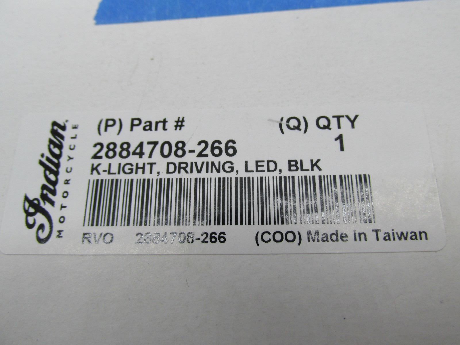 Indian Motorcycle Genuine NOS Driving LED Pathfinder Lights Black 2884708-266