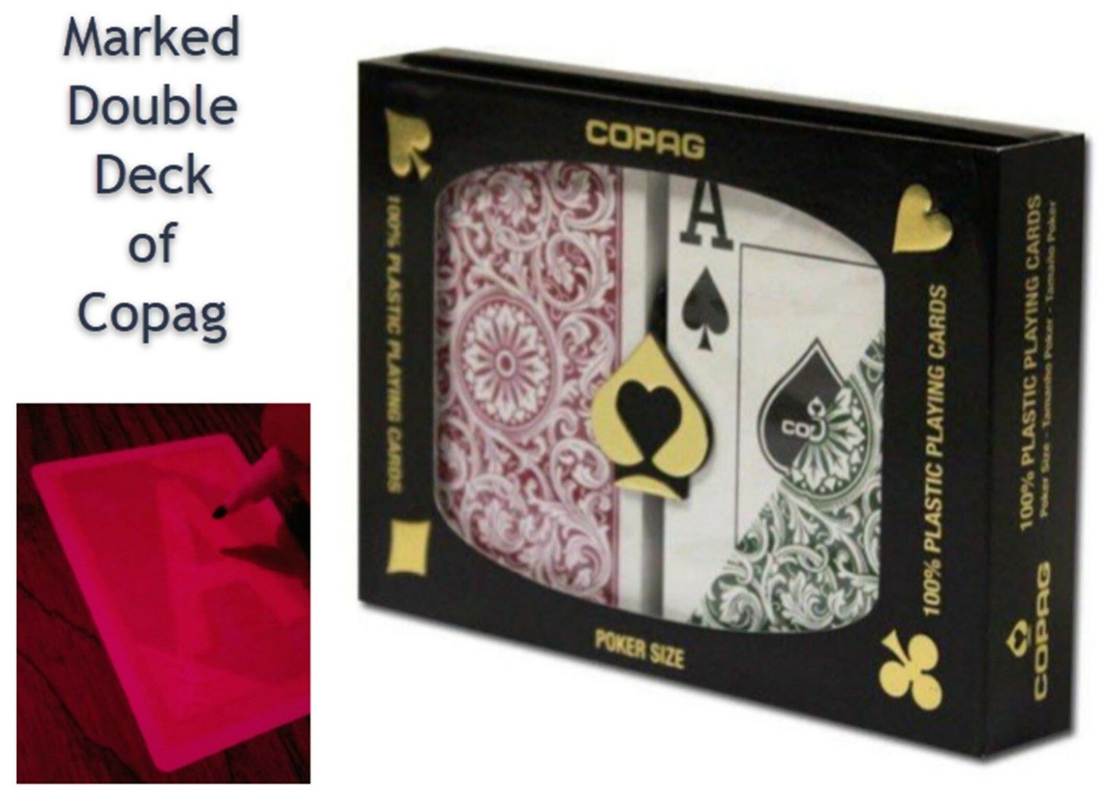 Marked cards and Infrared Sunglasses [Build your own package] Magician supplies