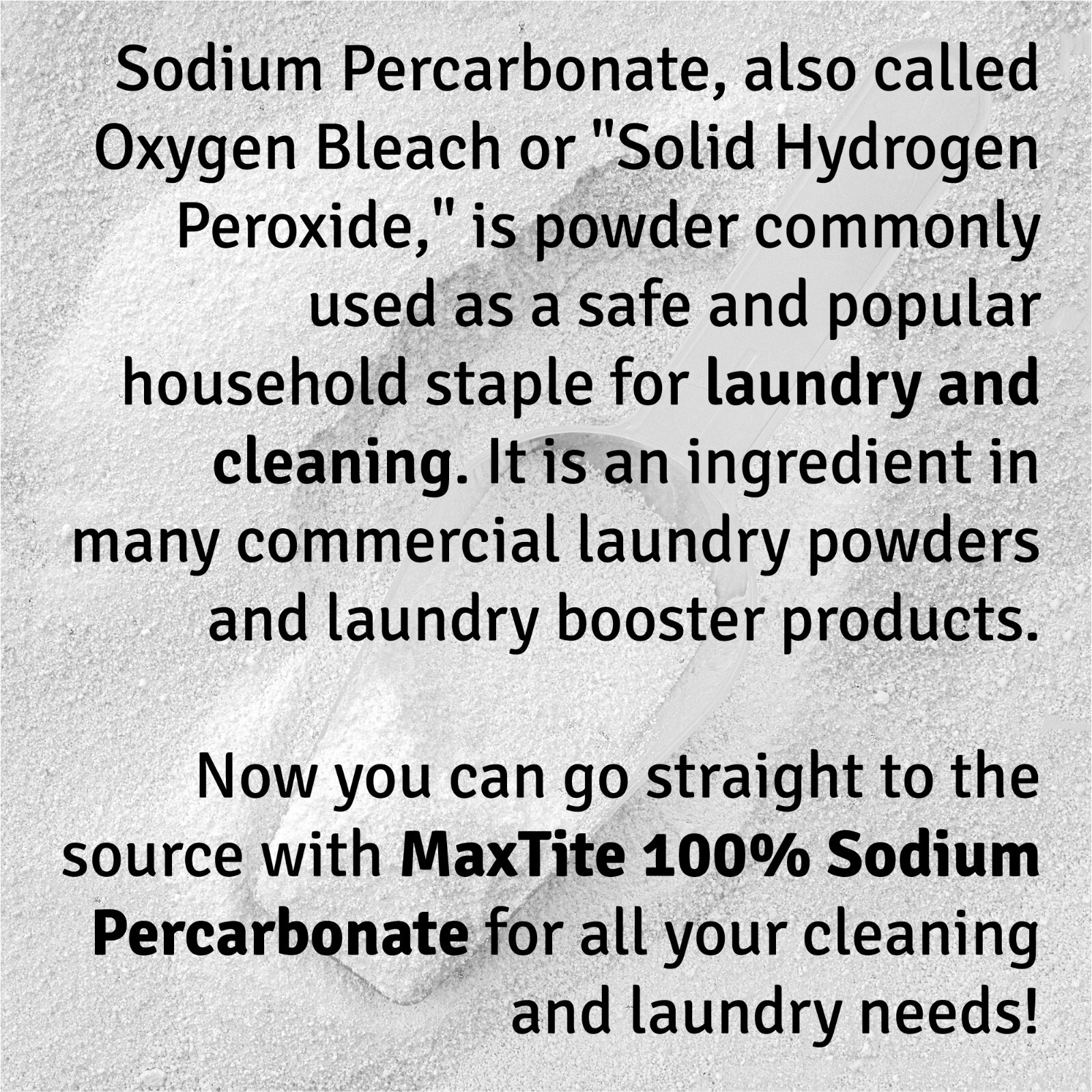 Sodium Percarbonate (45 lbs) - 100% Pure Uncoated Solid Hydrogen Peroxide