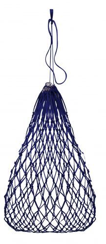BLUE GREEN PINK PURPLE RED Knotted Rope Slow Feed Hay Net Bag Draw String 24801