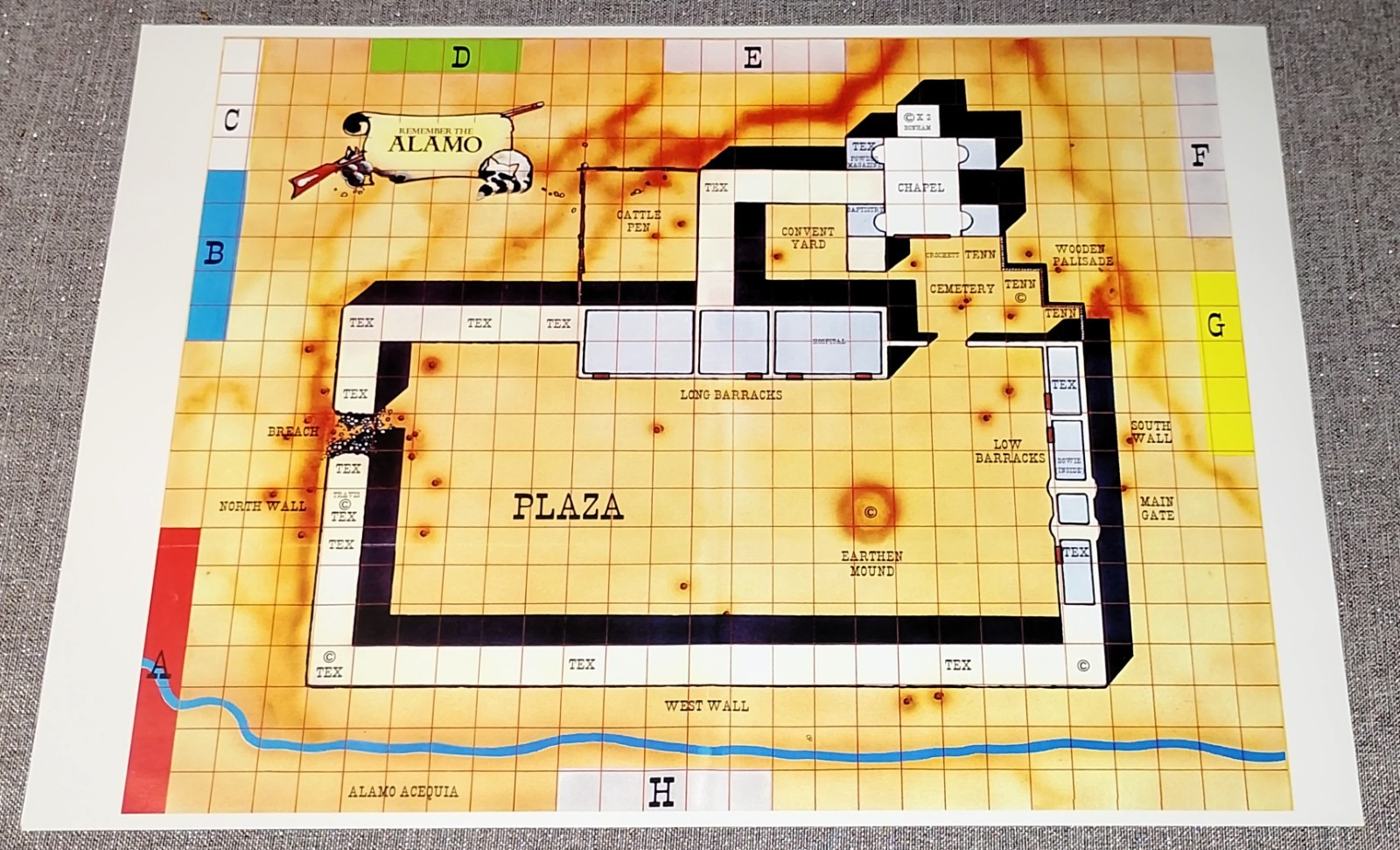 *NEW* Remember the Alamo!, 89 counters, A3 map, 1 quick ref, 7 pages of rules