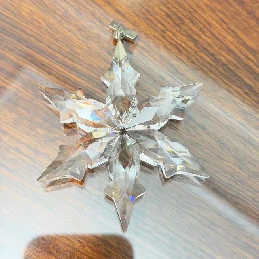 Swarovski 2015 Annual Edition Snowflake Star Christmas Ornament Collectible