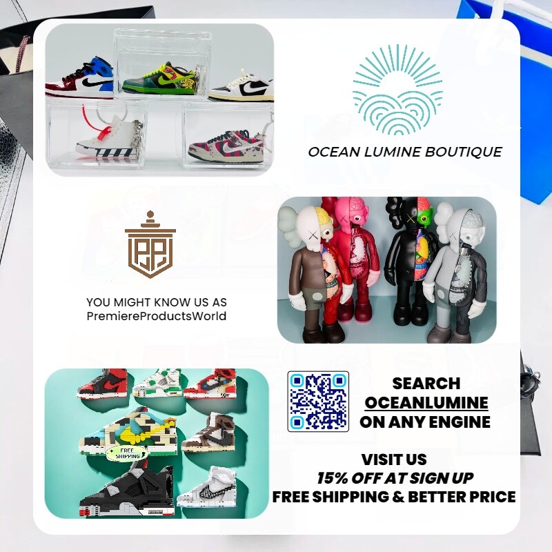 Best Quality Jordan 3D Mini Sneaker Keychain, Shoe Box, Display Box Option