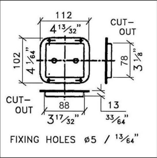 (2) Two Black Steel Speaker Jack Plates for (1/4") Female Phono Connectors.
