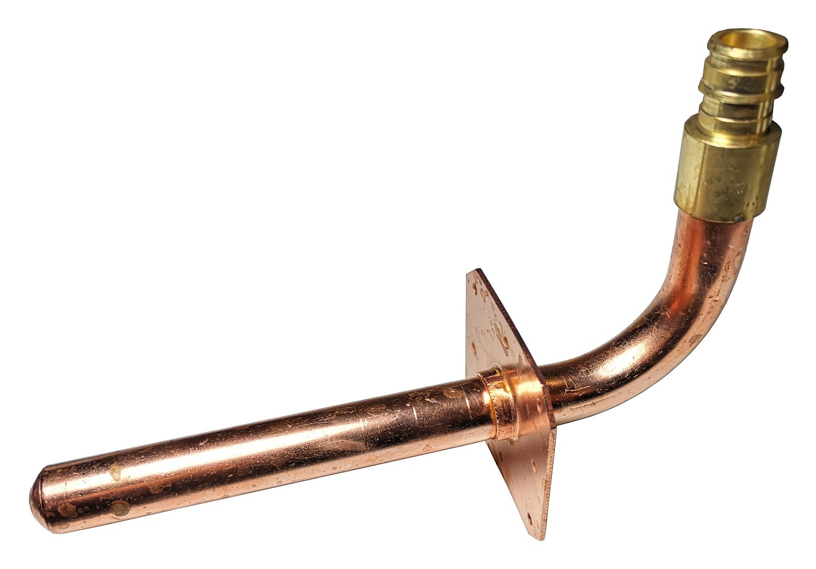 10 Pcs XFITTING Stub Out Elbow w/ Ear, 3-1/2" x 6", Copper, 1/2" Pex A Expansion