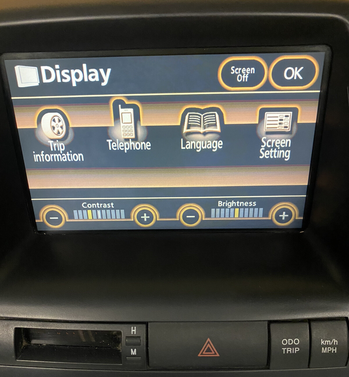 2006-2009 TOYOTA PRIUS DISPLAY SCREEN WITH NAVIGATION 06 07 08 09 86110-47220