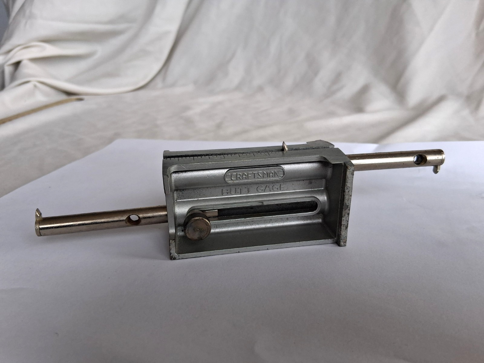 Vintage Craftsman No. 3940 Mortise Butt Gage Marking Scribe Tool - Made in USA