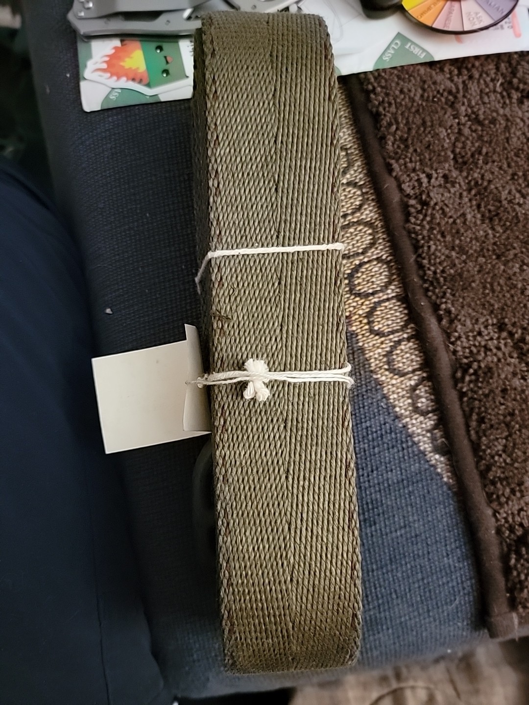 Vietnam Era 15FT CARGO WEBBING STRAP 1¾ in" X 15' 1670-360-0540. 1 NOS STRAP