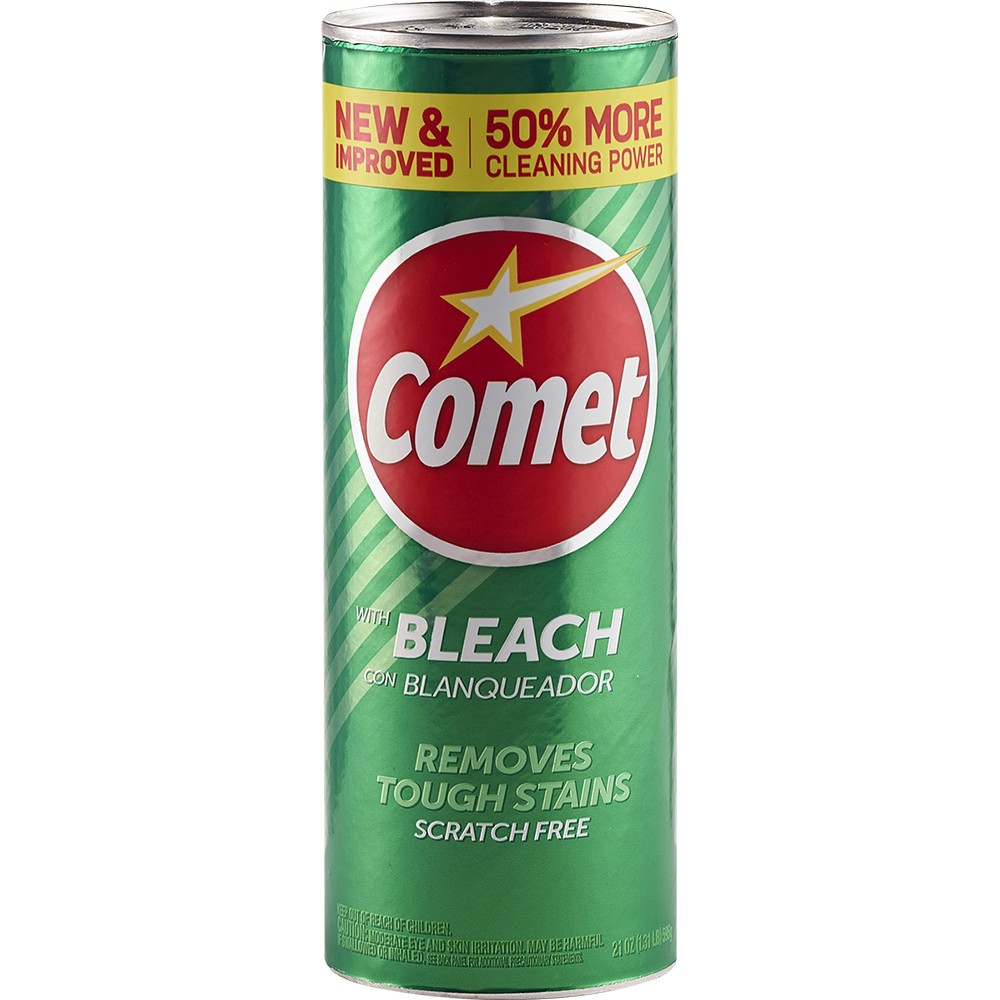Comet with Bleach Powder All-Purpose Cleaner Deodorizer Stain Remover 21 oz
