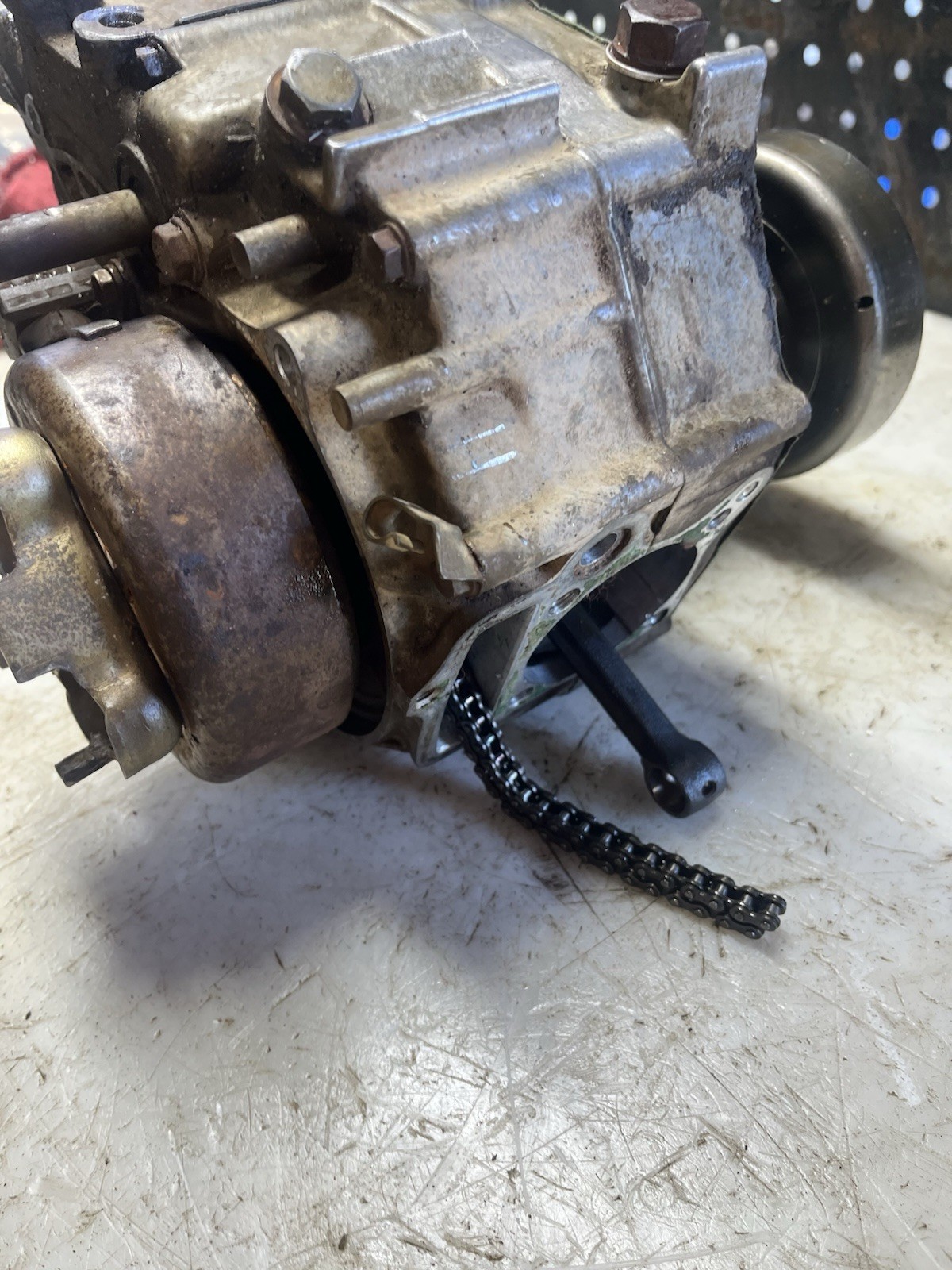 1993 Honda TRX 90 Bottom End Engine Crankcase Case Crankshaft Clutch Flywheel