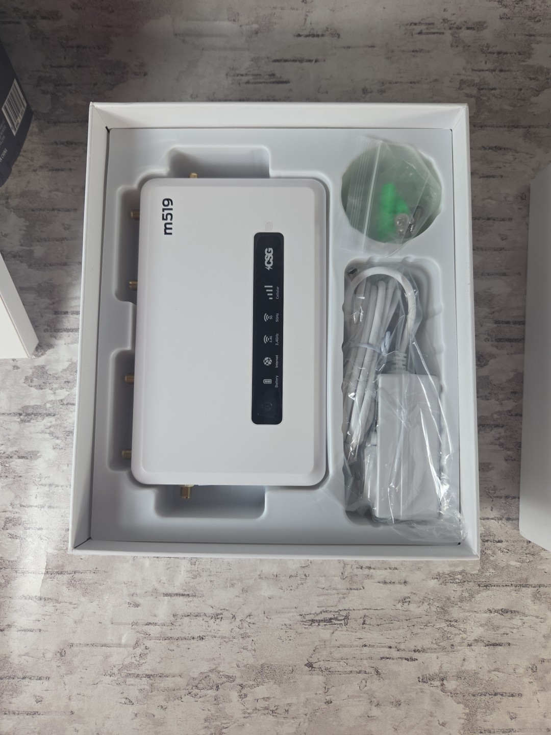 CSG m519 Wireless Dual-Band Wi-Fi 6 5G Router (CSG-M519) White New