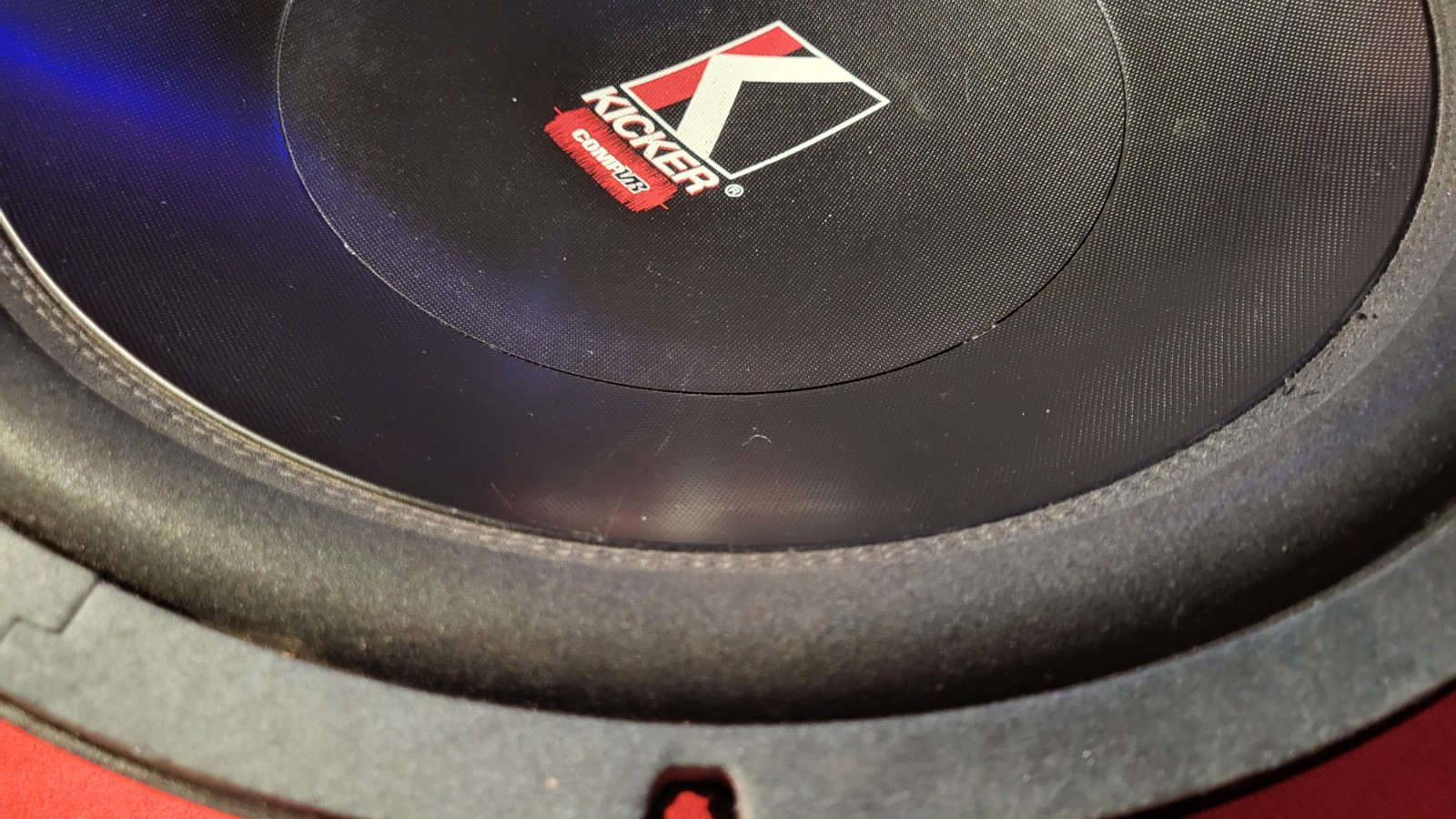 kicker cvr 18" subwoofer sigle 4ohm rare old school car audio woofer