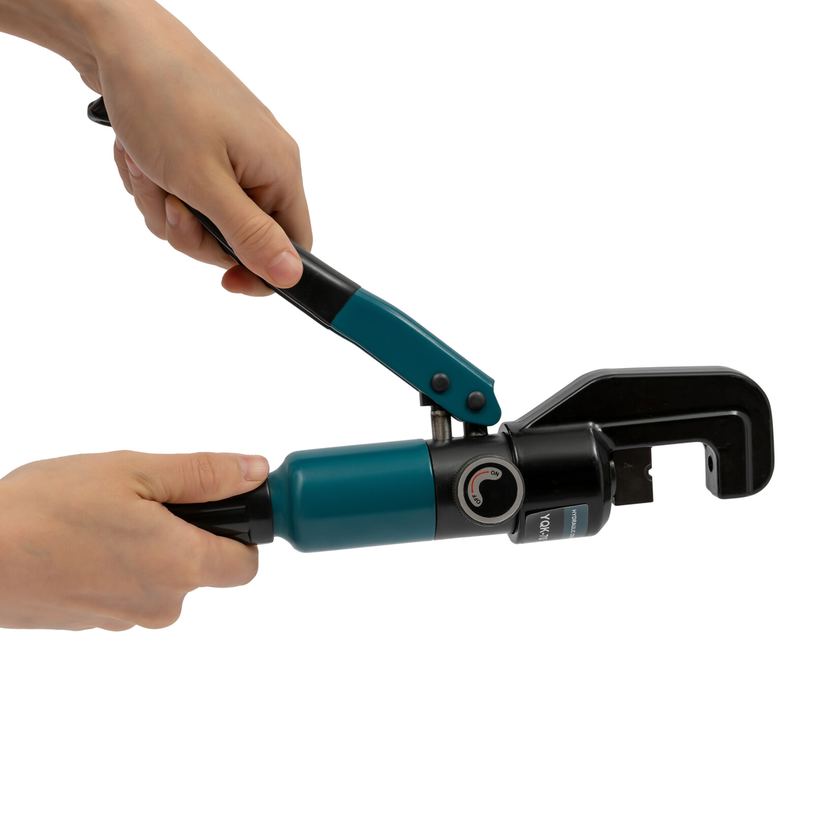 8T Hydraulic Crimper Crimping Tool Wire Rope Swaging Cable Railing Kit+8 Dies