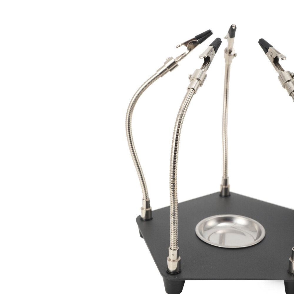 Helping Hands Soldering Station 4 Arms Third Hand Soldering Tool With Magnifier