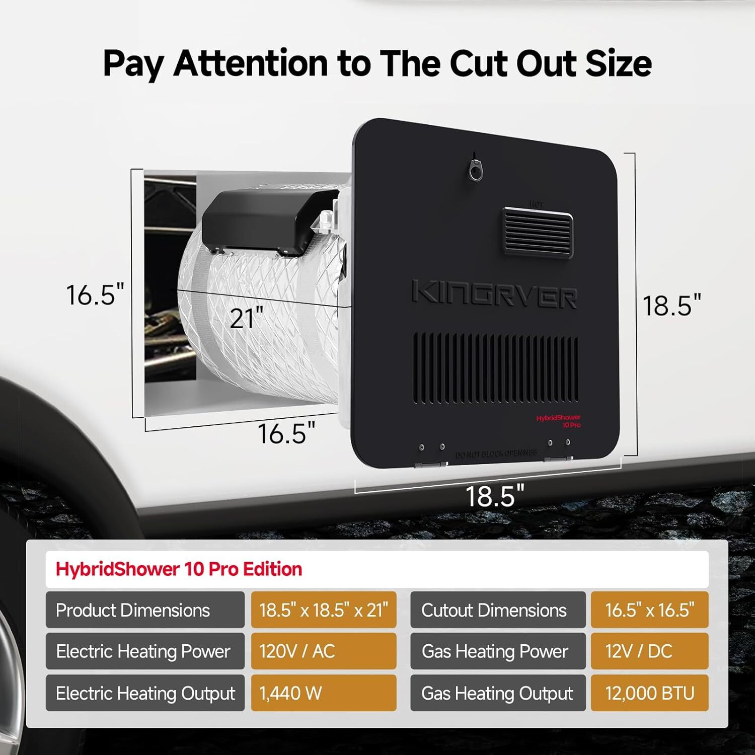 10 Gallon RV Water Heater Gas & Electric Tank for Suburban 10/12Gal. w/Anode Rod