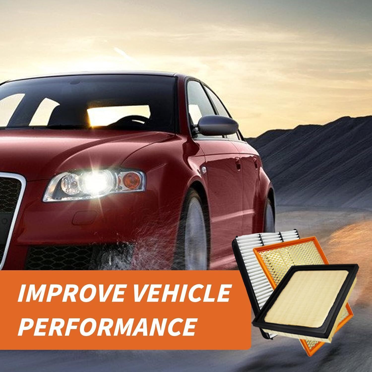 Combo Set For 2015-2023 Ford F150 Pickup Engine Air Filter and Cabin Air Filter