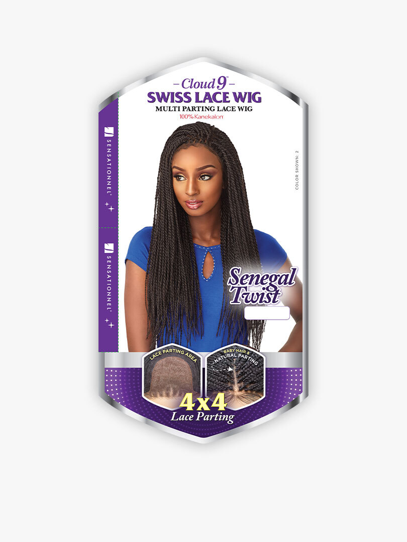 Sensationnel Swiss 4X4 Lace Parting Braid Wig - SENEGAL TWIST