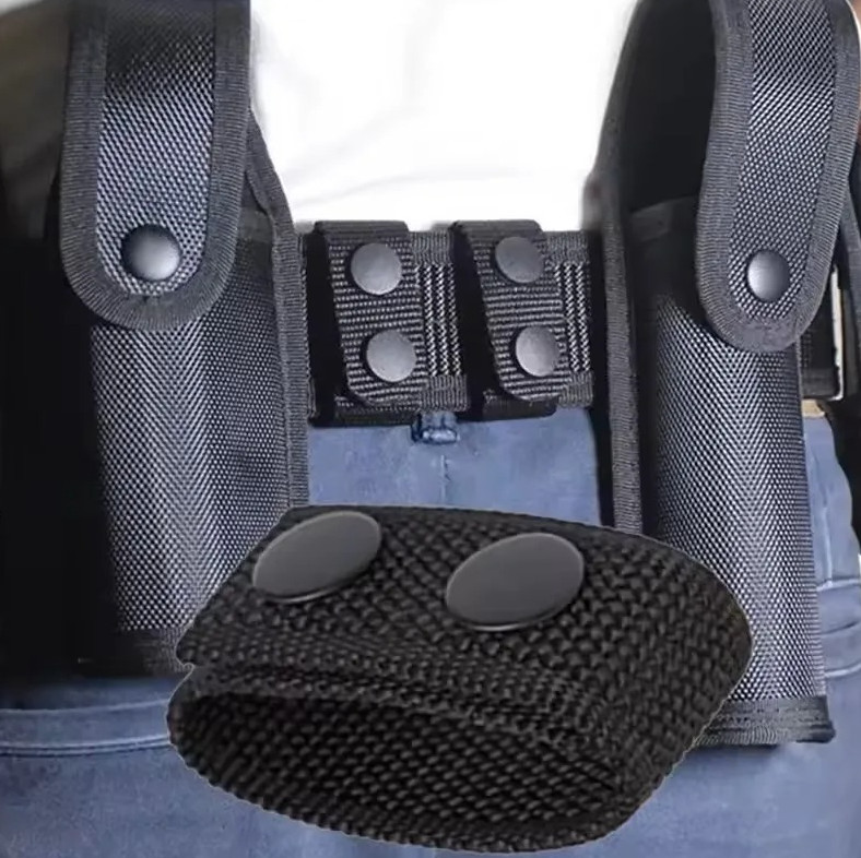 4pcs Tactical Belt Buckle Nylon Fixing Clip Outdoor Gear Strap Holder - NEW