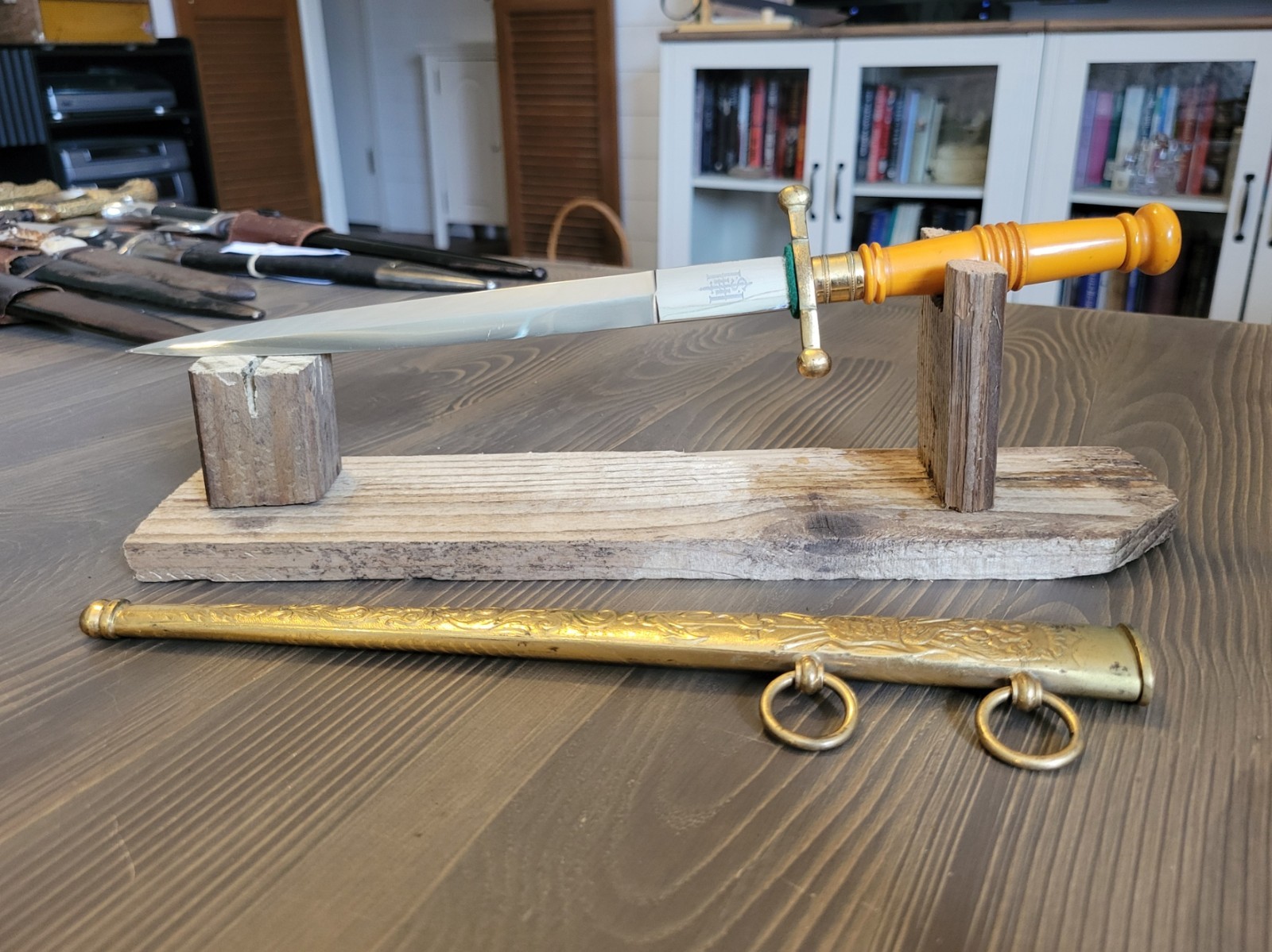 EXCELLENT! World War II Dutch Navy Officer's Ceremonial Dagger by Horster