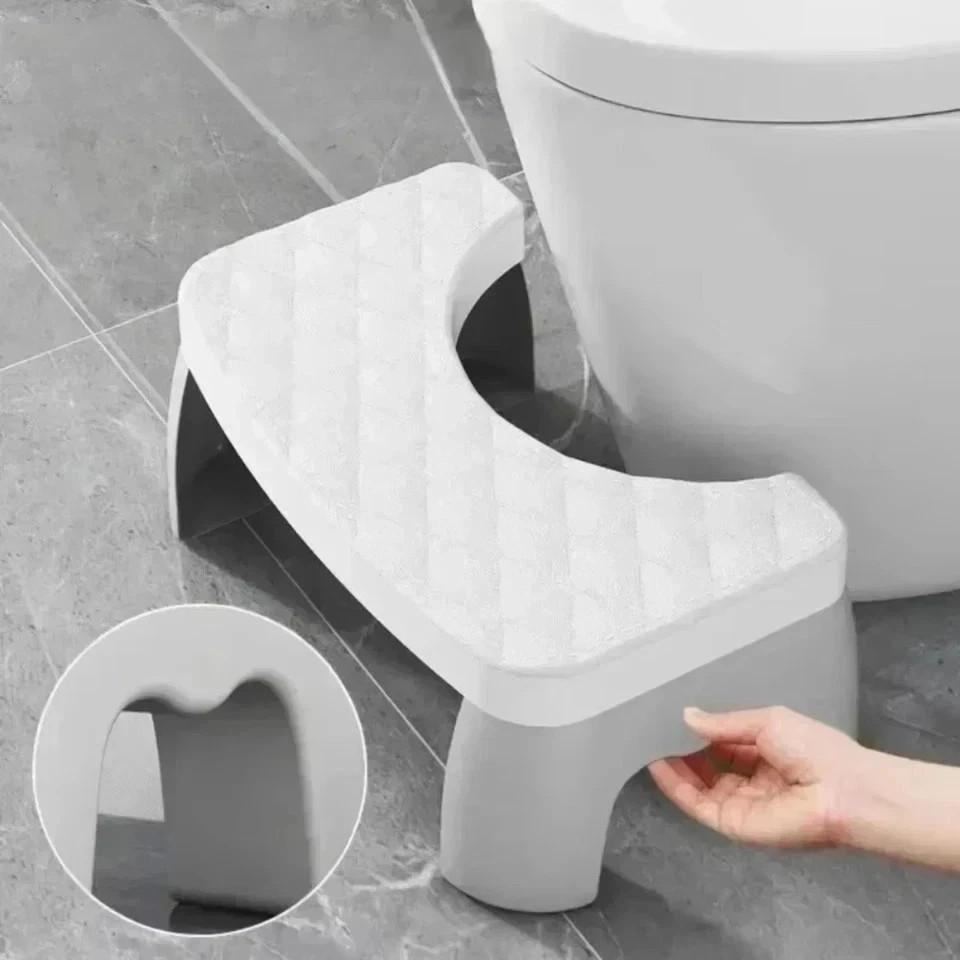 Non-slip Toilet Step Stool Squatty-Potty Bathroom Squat Chairs Furniture