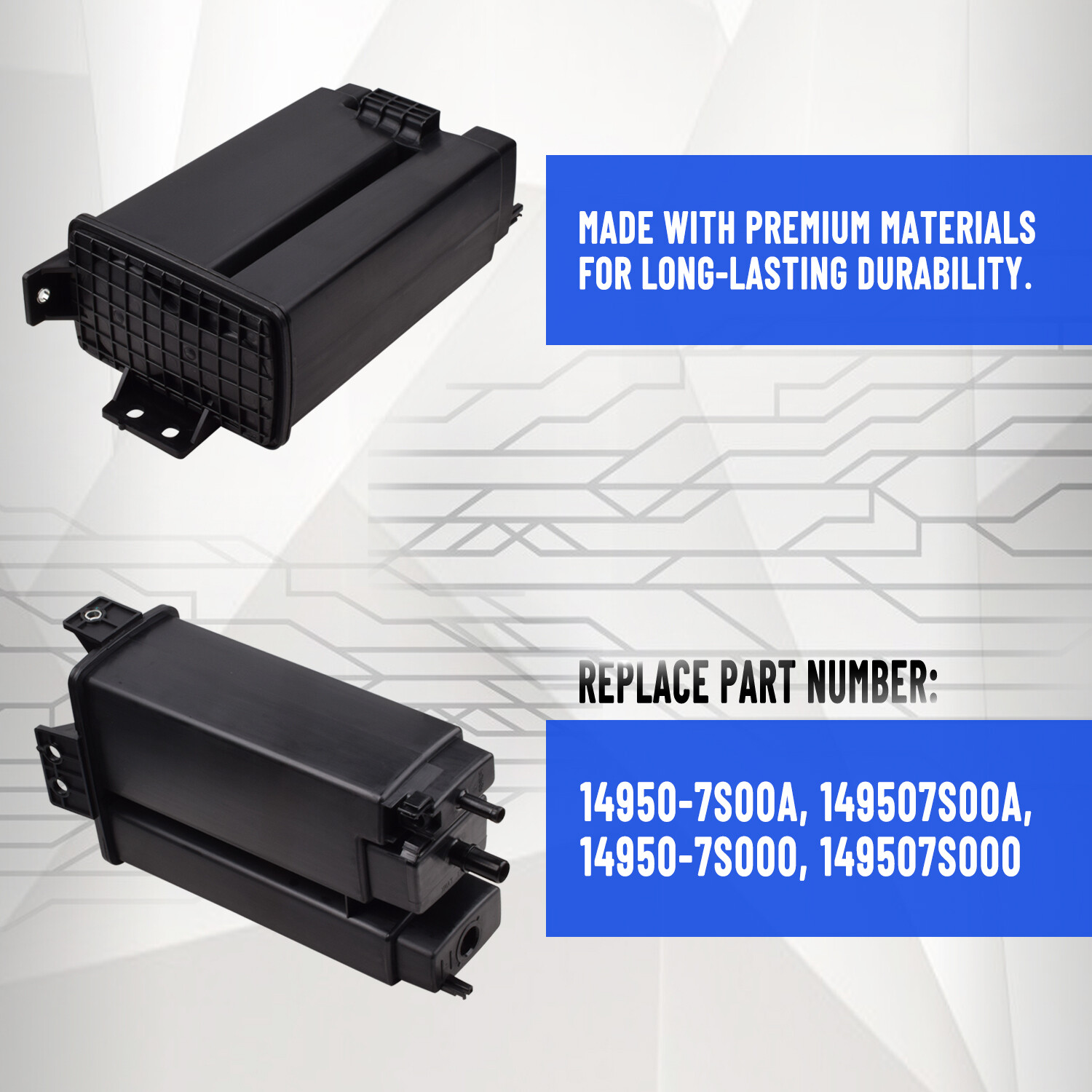 For Nissan Titan NV1500 Emissions Fuel Evap Vapor Charcoal Canister 149507S00A