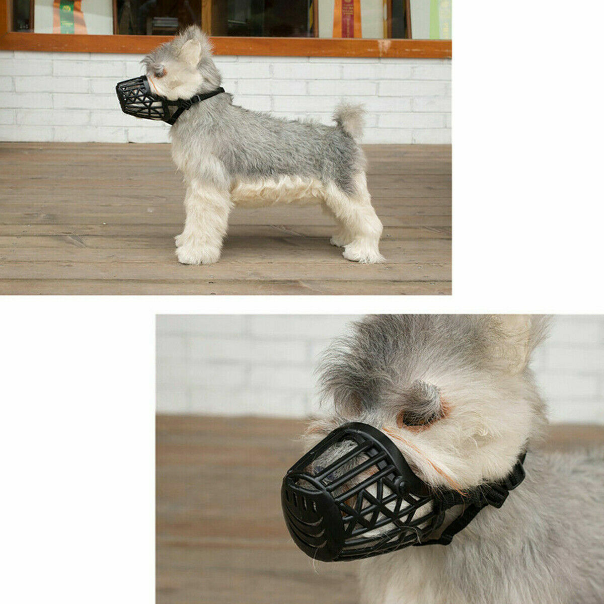 Pet Dog Basket Muzzle Mouth Cover Mesh Cage NoBarking Anti Bite Biting Chewing