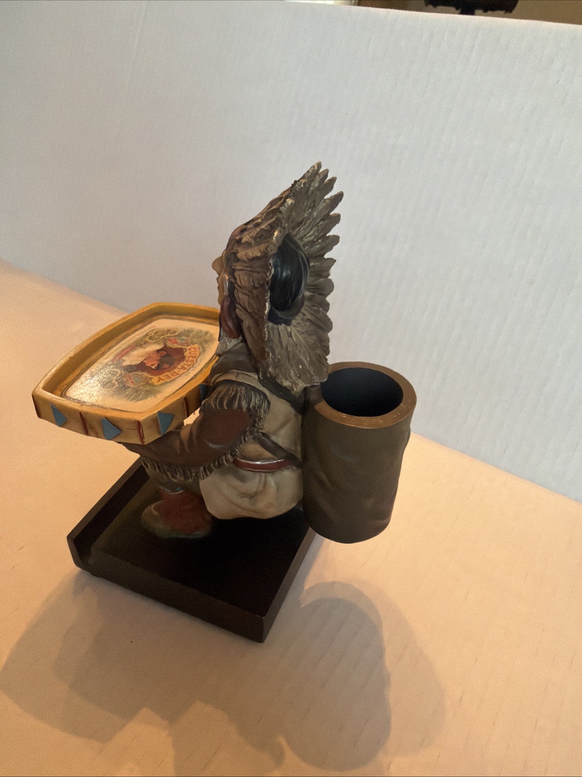 CUESTA REY LIMITED EDITION CHIEF COPPER PENNY COLLECTIBLE CIGAR STORE INDIAN