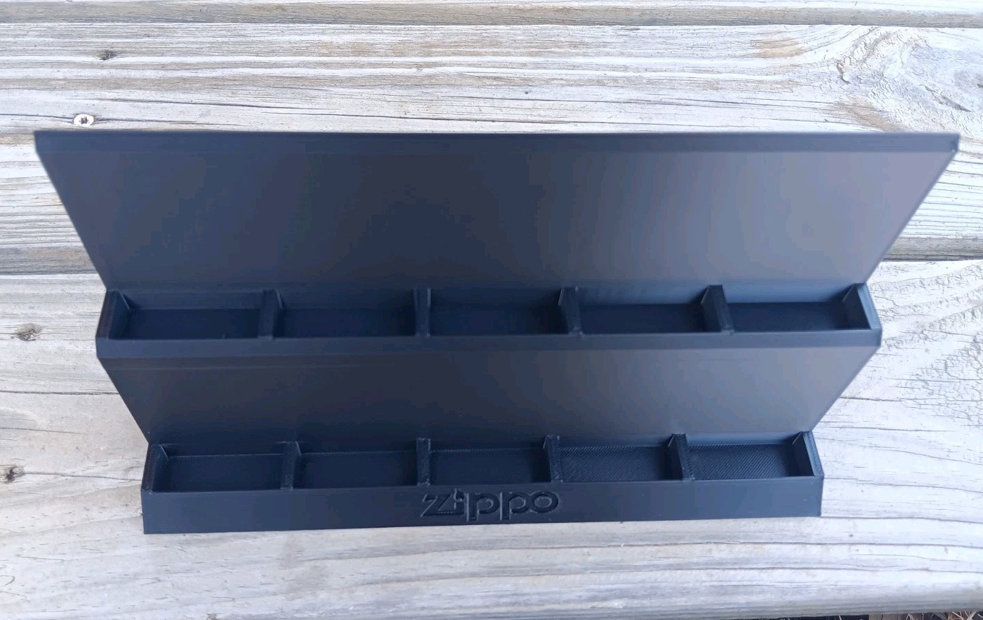 Zippo Lighter Display Stand - Holds 10 Lighters