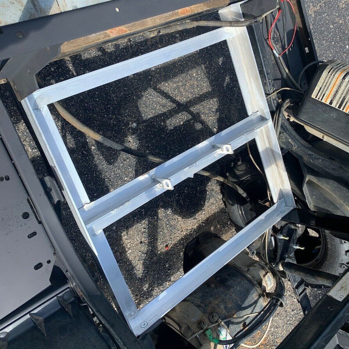 BATTERY TRAY For 1994-2013 EZGO 36V TXT / MEDALIST GOLF CART Aluminum