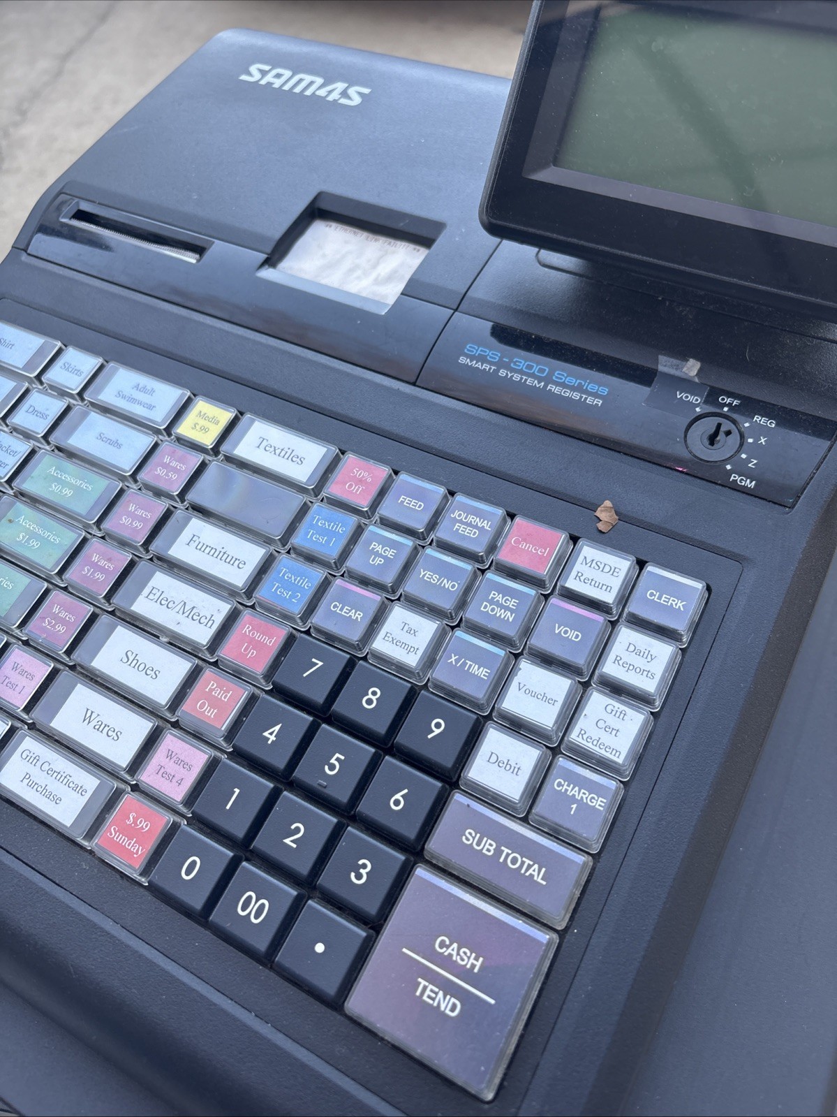 SAM4S SPS-300 Series Retail Cash Register