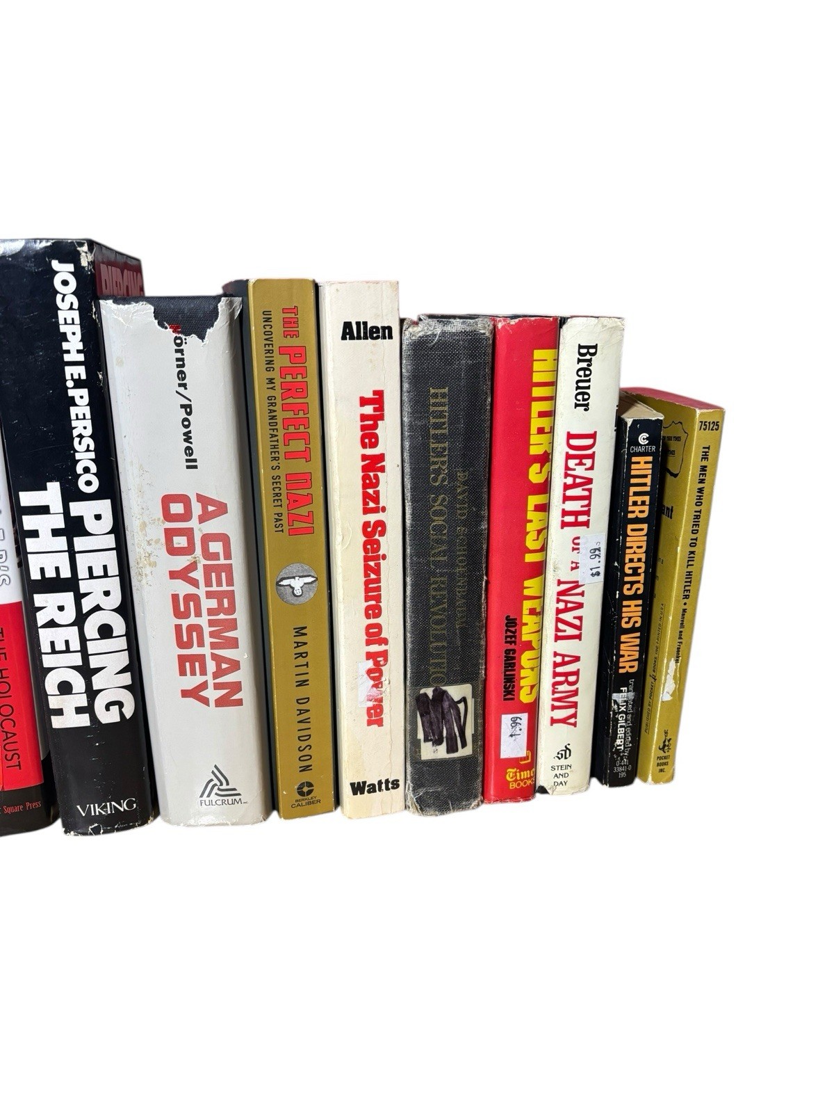 Hitler & Third Reich Books– Kershaw Toland Shirer Evans Speer Bradley -Lot Of 18