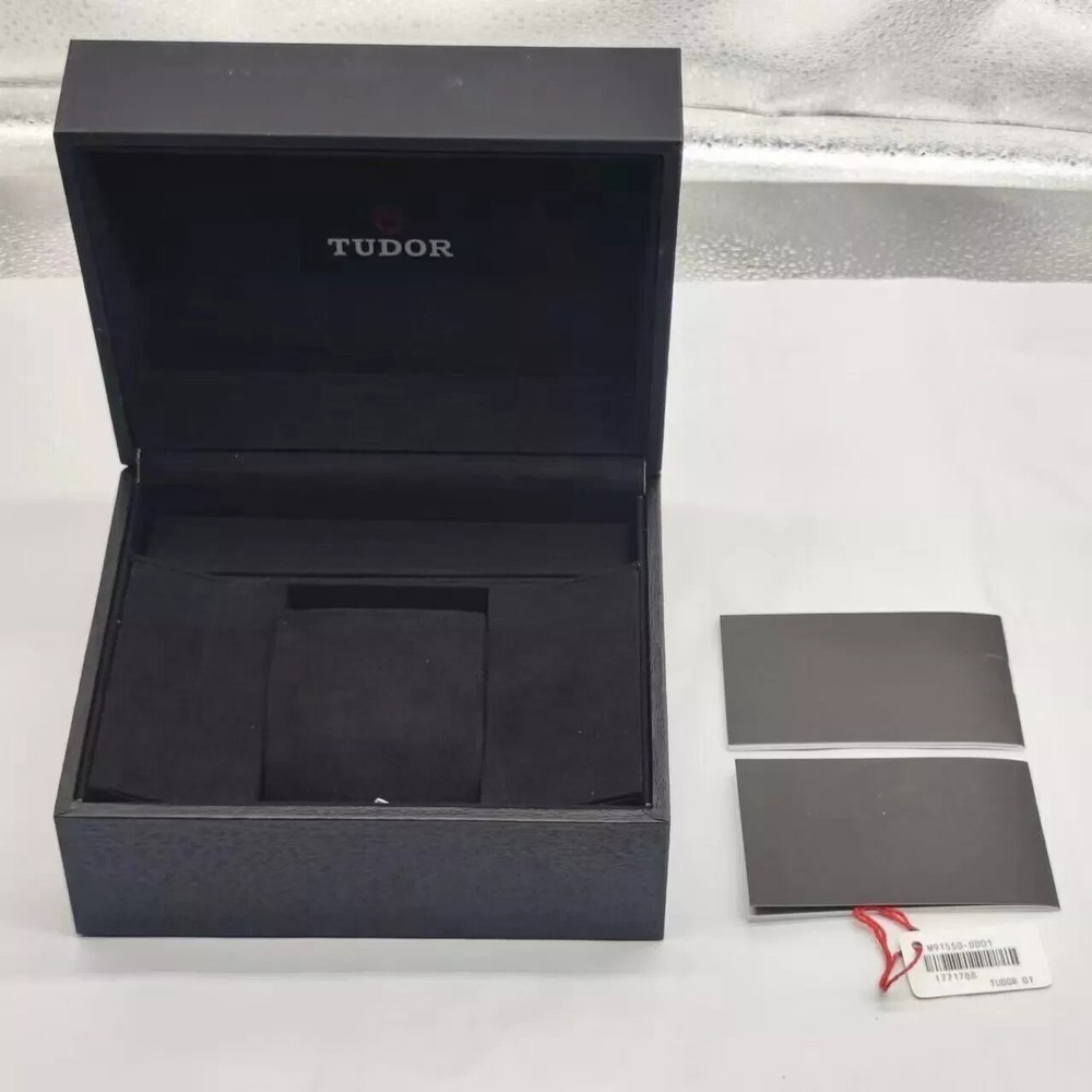 Watch Box for Tudor Black Watch Box Red Watch Bag Watch Cards Set